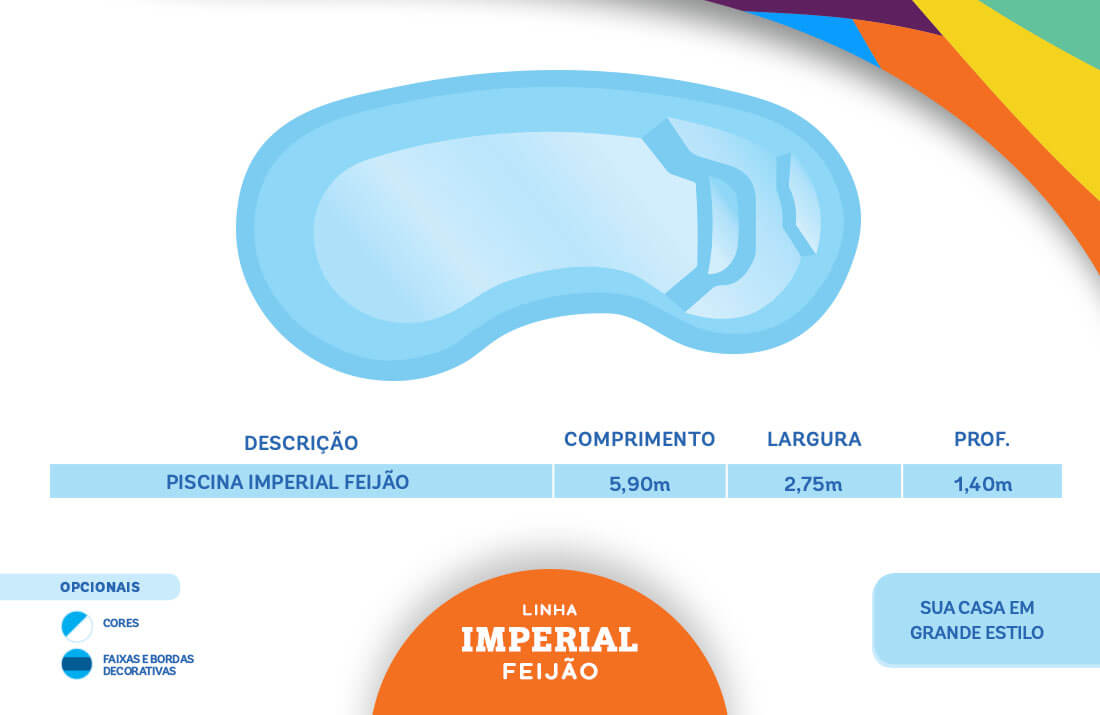 Piscina Linha Imperial Feijão